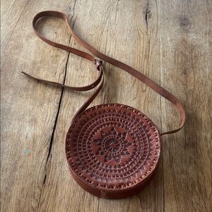 Genuine leather handbag custom made